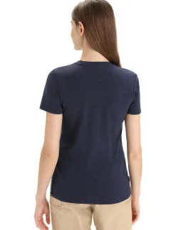 Damen Icebreaker Kurzarmshirts^Merino Central Classic T-Shirt Damen