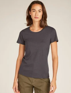Damen Icebreaker Kurzarmshirts^Merino Central Classic T-Shirt Damen