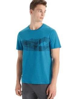 Herren Icebreaker Kurzarmshirts^Merino Central Classic T-Shirt St Anton Herren