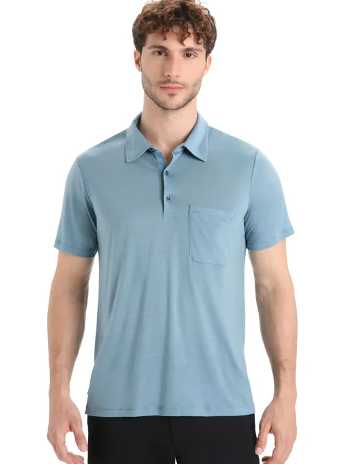 Herren Icebreaker Kurzarmshirts^Merino Drayden Polohemd Herren