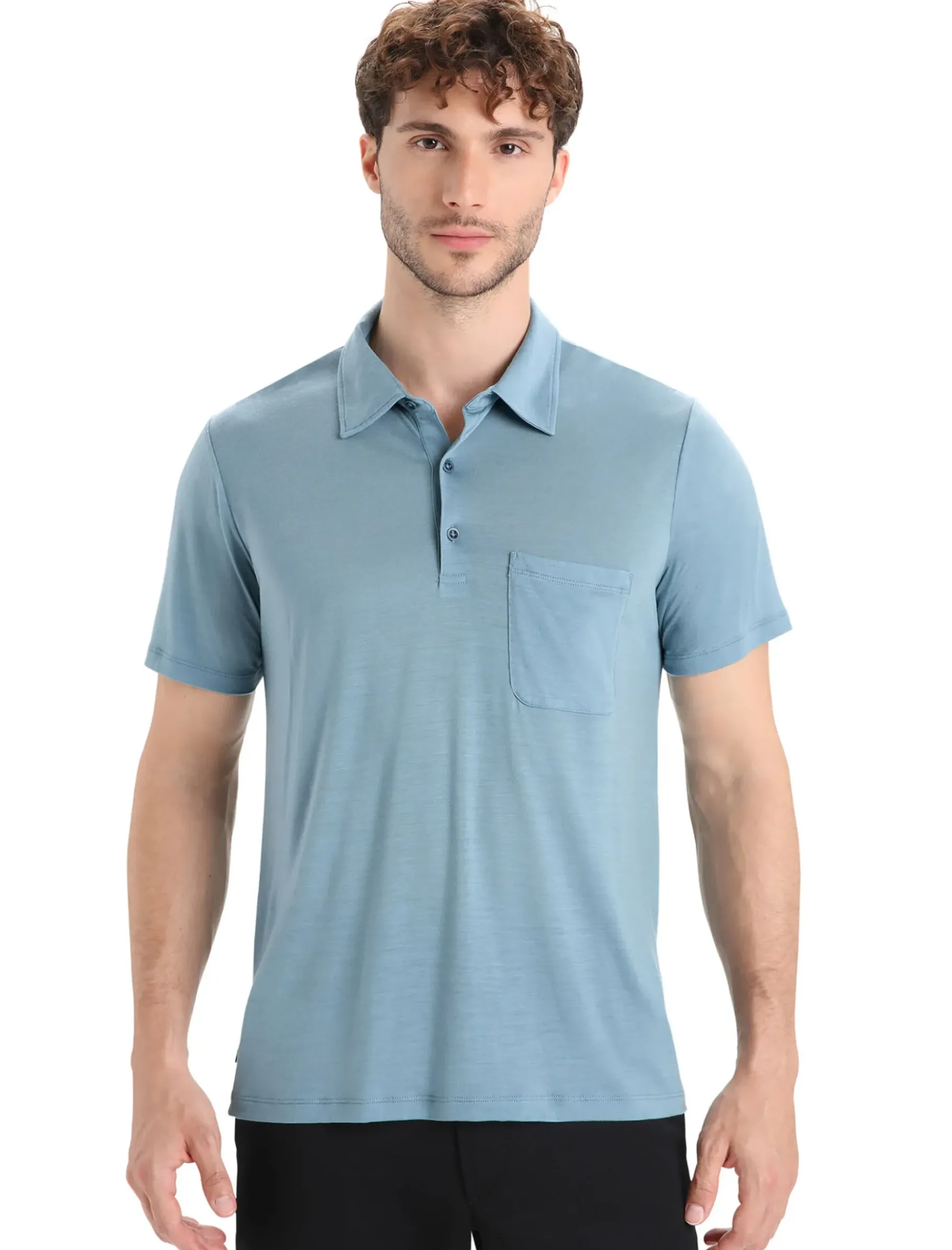 Herren Icebreaker Kurzarmshirts^Merino Drayden Polohemd Herren