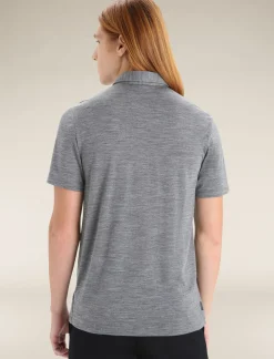 Herren Icebreaker Kurzarmshirts^Merino Drayden Polohemd Herren