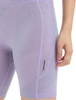 Damen Icebreaker Shorts^Merino Fastray High Rise Shorts Gridlines Damen