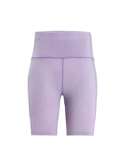 Damen Icebreaker Shorts^Merino Fastray High Rise Shorts Gridlines Damen