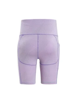 Damen Icebreaker Shorts^Merino Fastray High Rise Shorts Gridlines Damen