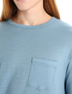 Herren Icebreaker Langärmlige Oberteile^Merino Granary Langarmshirt Mit Brusttasche Herren