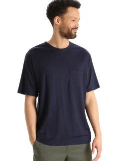 Herren Icebreaker Kurzarmshirts^Merino Granary T-Shirt Mit Brusttasche Herren