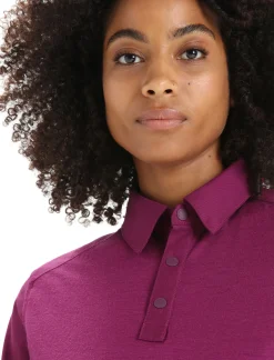 Damen Icebreaker Kurzarmshirts^Merino Hike Kurzarmshirt Damen