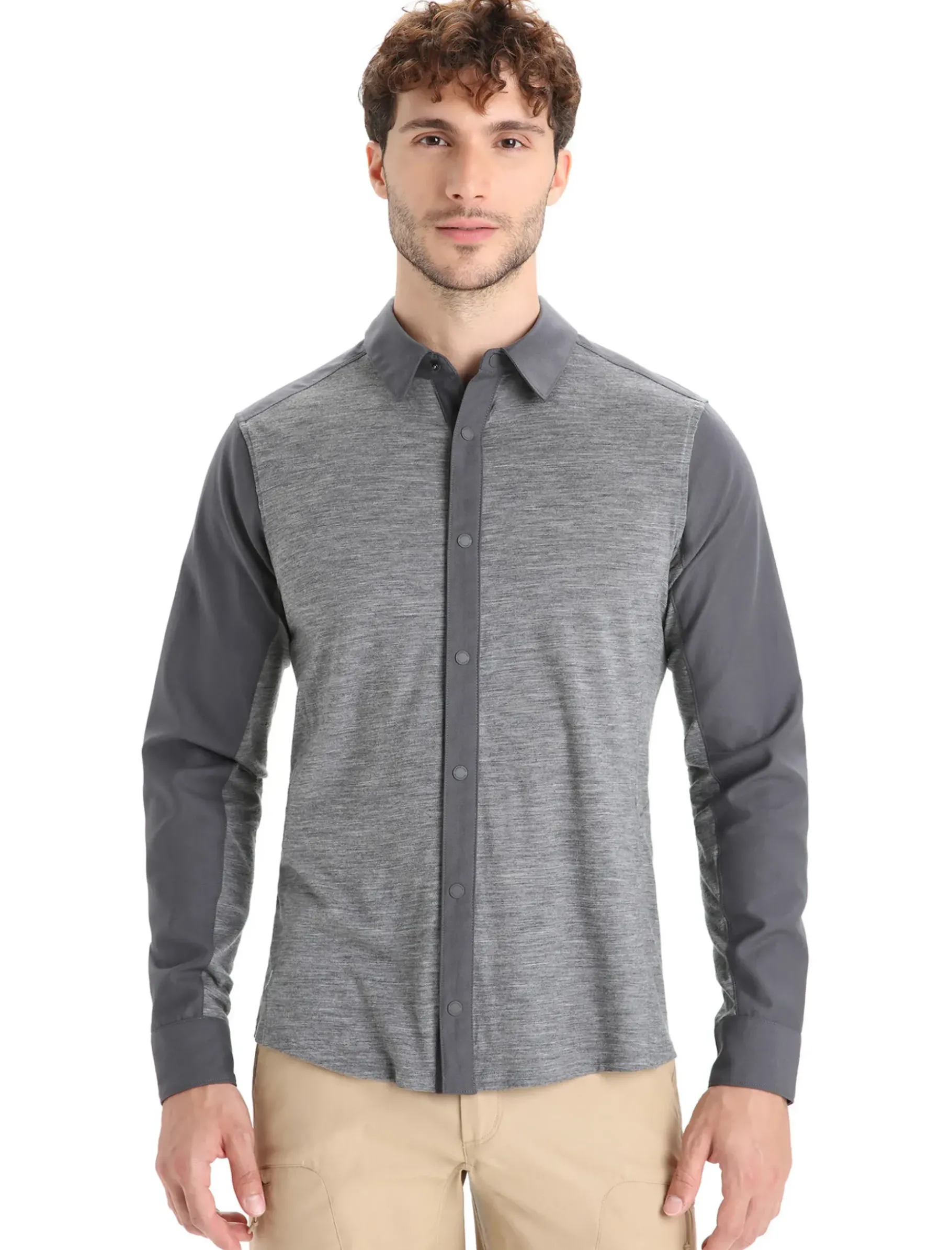 Herren Icebreaker Langärmlige Oberteile^Merino Hike Langarmshirt Herren