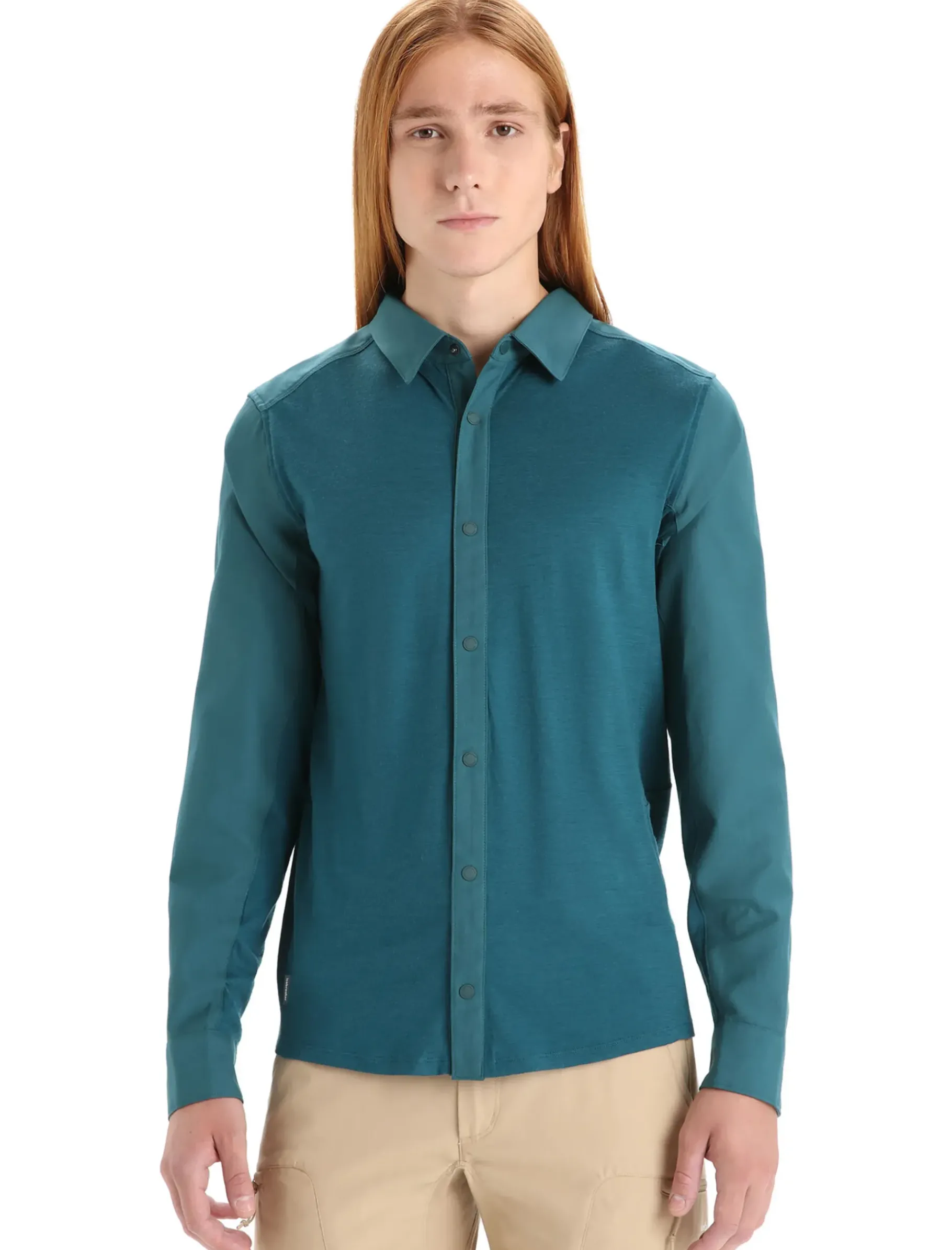 Herren Icebreaker Langärmlige Oberteile^Merino Hike Langarmshirt Herren