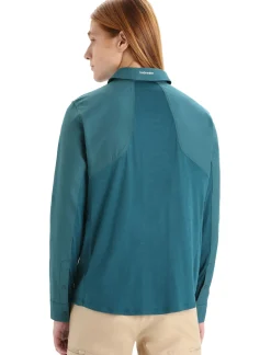 Herren Icebreaker Langärmlige Oberteile^Merino Hike Langarmshirt Herren