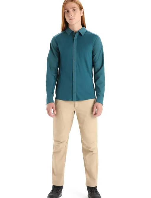 Herren Icebreaker Langärmlige Oberteile^Merino Hike Langarmshirt Herren