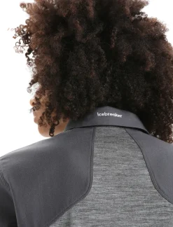 Damen Icebreaker Langärmlige Oberteile^Merino Hike Langarmshirt Damen