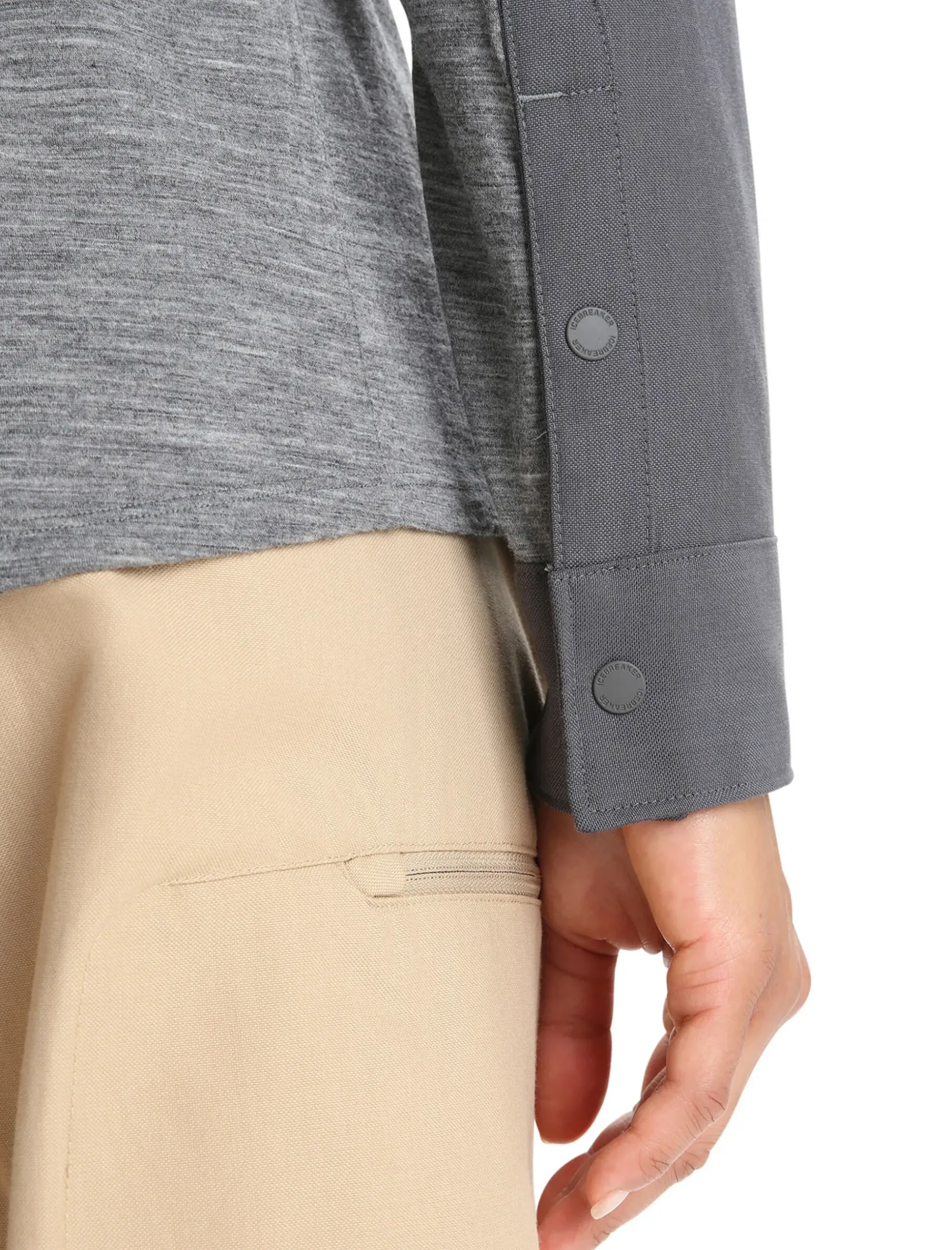 Damen Icebreaker Langärmlige Oberteile^Merino Hike Langarmshirt Damen