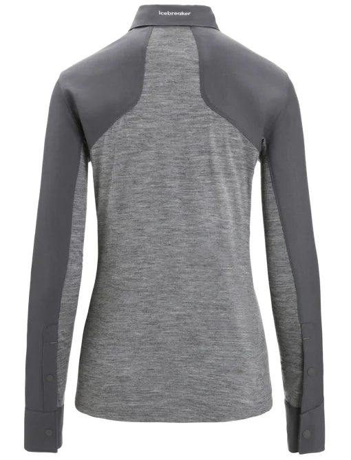 Damen Icebreaker Langärmlige Oberteile^Merino Hike Langarmshirt Damen