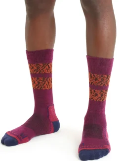 Herren Icebreaker Socken^Merino Hike+ Light Socken Crew Natural Summit Herren