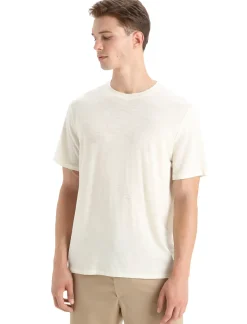 Herren Icebreaker Kurzarmshirts^Merino Leinen T-Shirt Herren