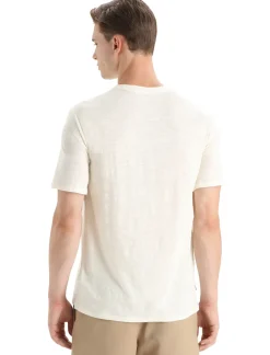 Herren Icebreaker Kurzarmshirts^Merino Leinen T-Shirt Herren