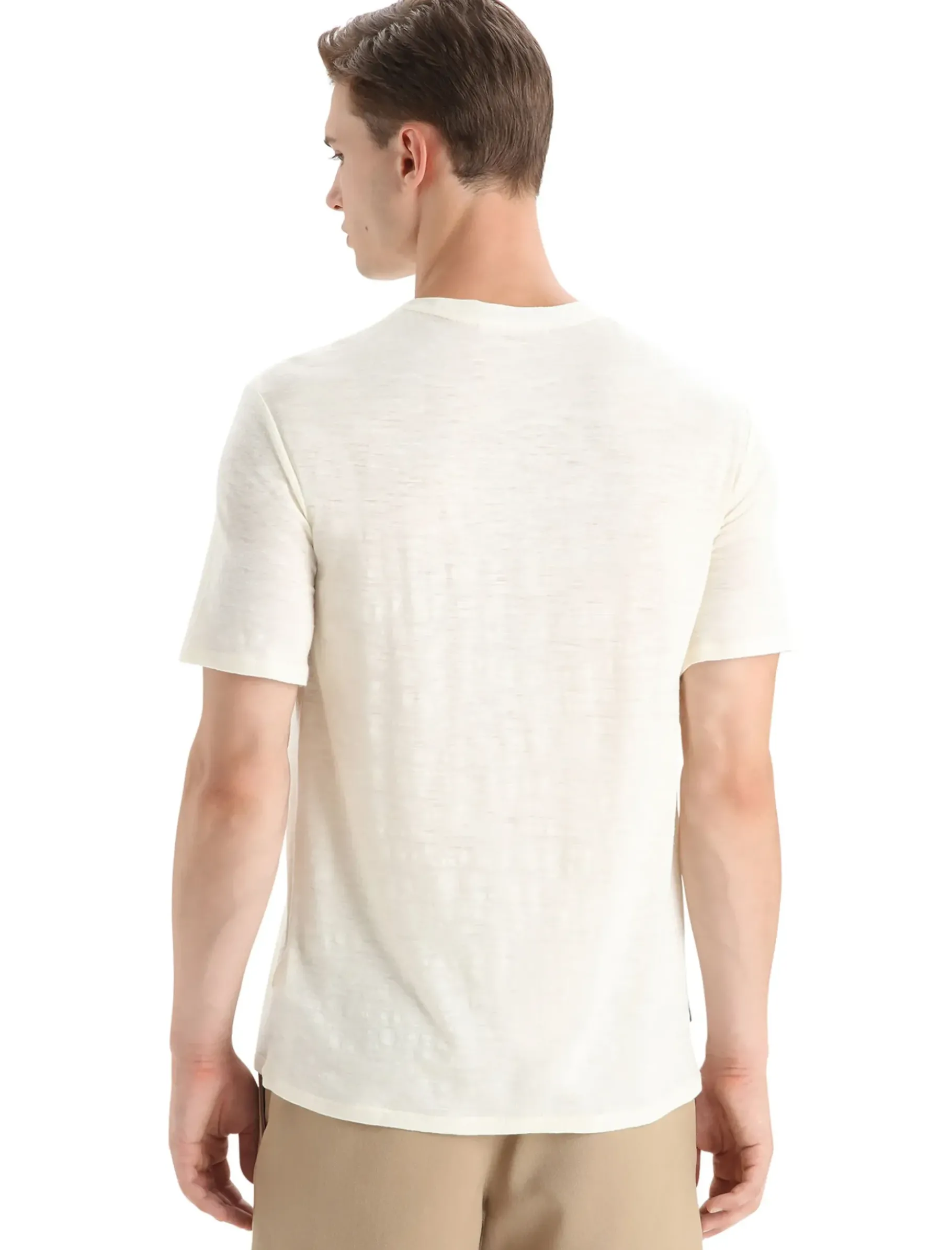 Herren Icebreaker Kurzarmshirts^Merino Leinen T-Shirt Herren