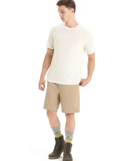 Herren Icebreaker Kurzarmshirts^Merino Leinen T-Shirt Herren
