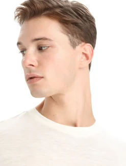 Herren Icebreaker Kurzarmshirts^Merino Leinen T-Shirt Herren