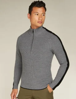 Herren Icebreaker Strickwaren^Merino Lodge Half-Zip-Pullover Herren