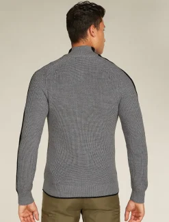 Herren Icebreaker Strickwaren^Merino Lodge Half-Zip-Pullover Herren