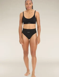 Damen Icebreaker Unterwäsche & Bhs^Merino Queens High Cut Slip Damen