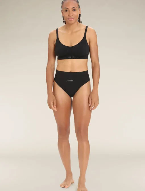 Damen Icebreaker Unterwäsche & Bhs^Merino Queens High Cut Slip Damen