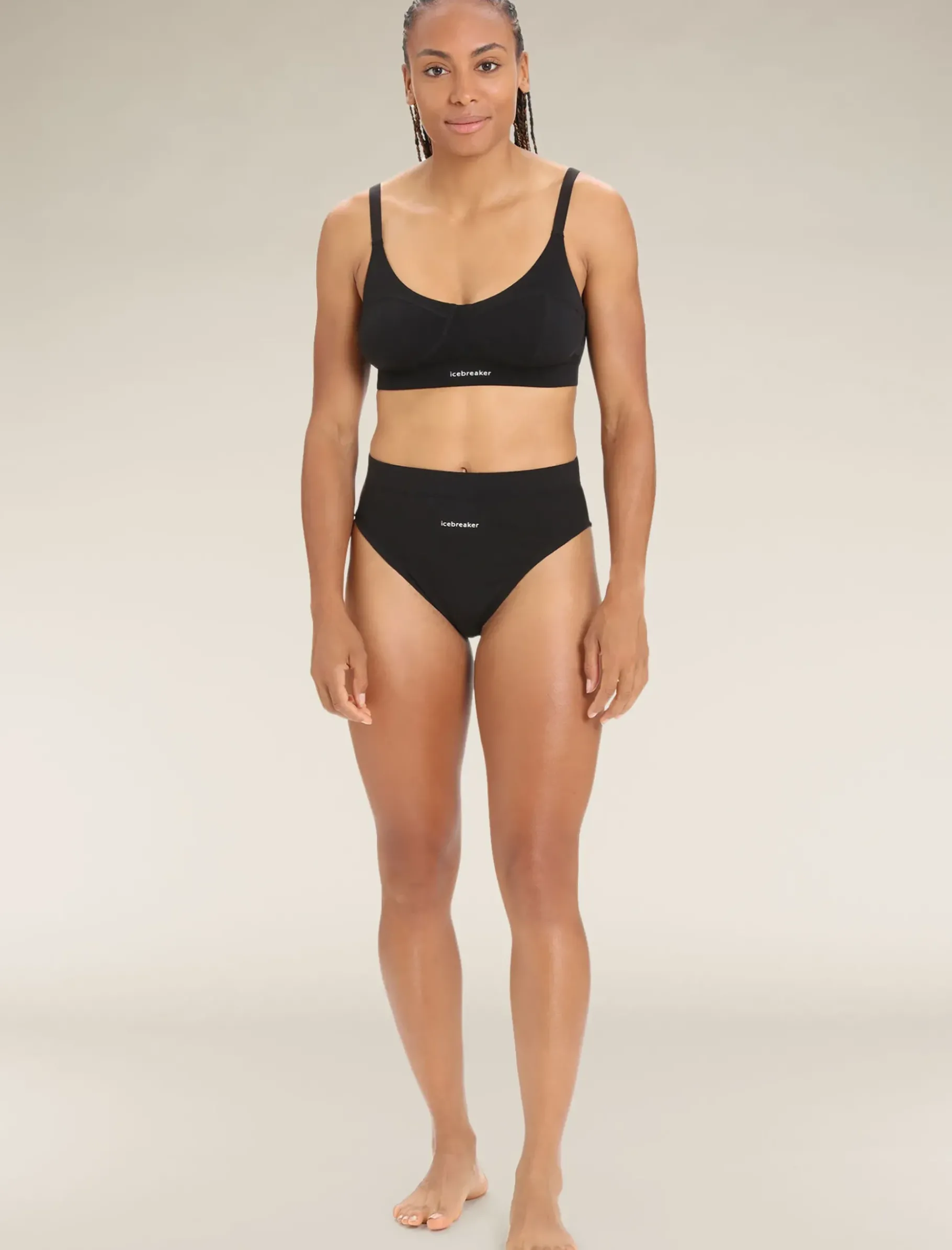 Damen Icebreaker Unterwäsche & Bhs^Merino Queens High Cut Slip Damen