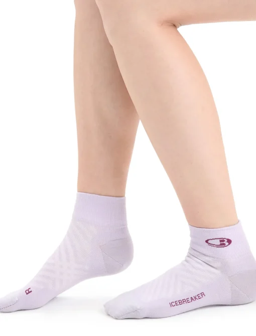 Damen Icebreaker Socken^Merino Run+ Ultralight Socken Mini Damen
