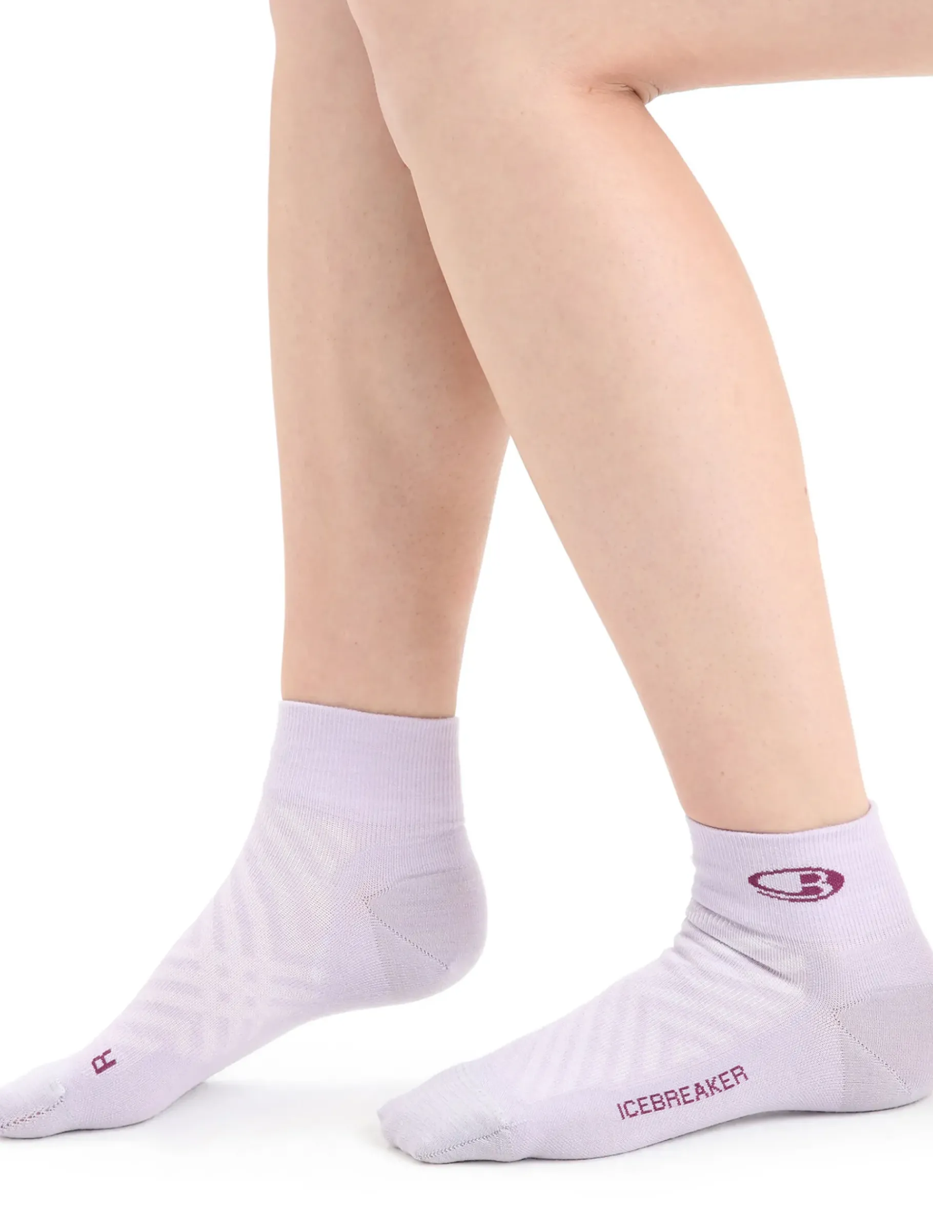 Damen Icebreaker Socken^Merino Run+ Ultralight Socken Mini Damen
