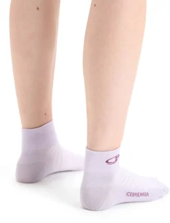 Damen Icebreaker Socken^Merino Run+ Ultralight Socken Mini Damen