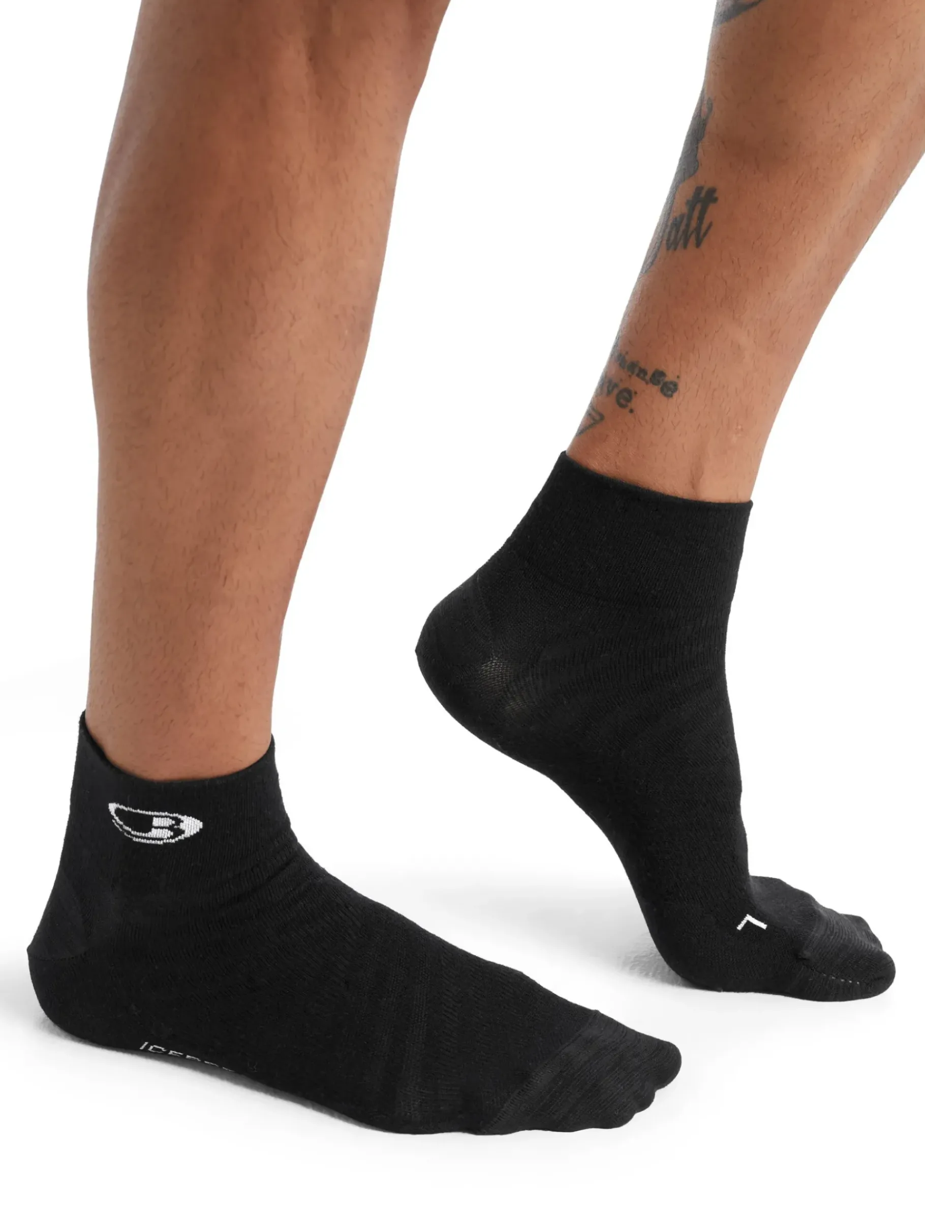 Herren Icebreaker Socken^Merino Run+ Ultralight Socken Mini Herren