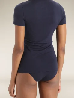 Damen Icebreaker Unterwäsche & Bhs^Merino Siren Kurzarmshirt Sweetheart Damen