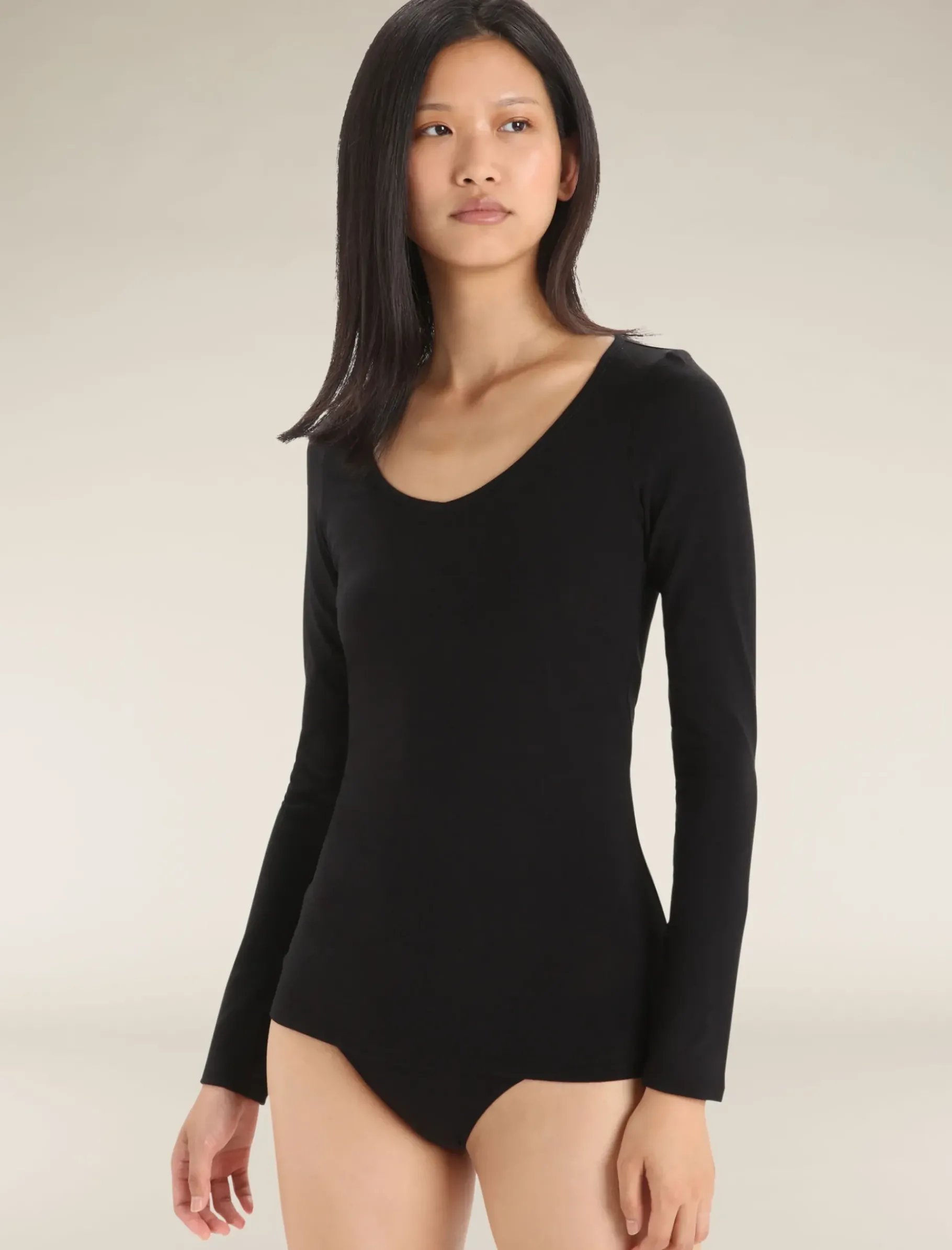 Damen Icebreaker Langärmlige Oberteile^Merino Siren Langarmshirt Sweetheart Damen