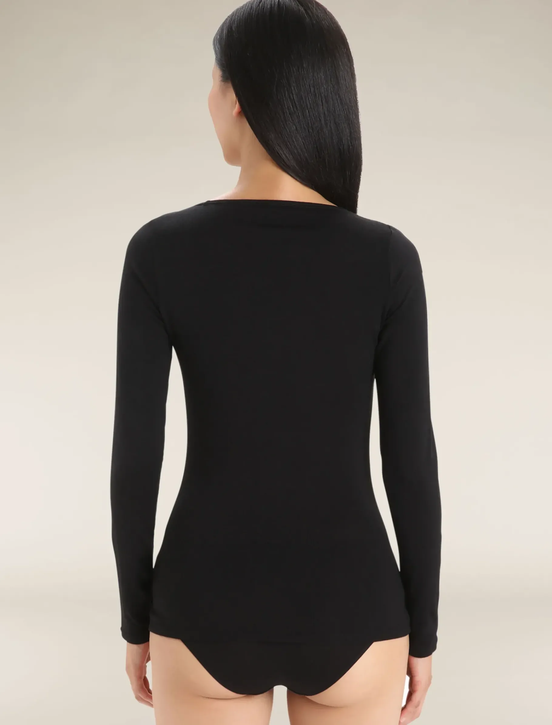 Damen Icebreaker Langärmlige Oberteile^Merino Siren Langarmshirt Sweetheart Damen