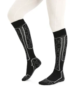 Herren Icebreaker Socken^Merino Ski+ Medium Skistrumpfe Alpine Geo Herren