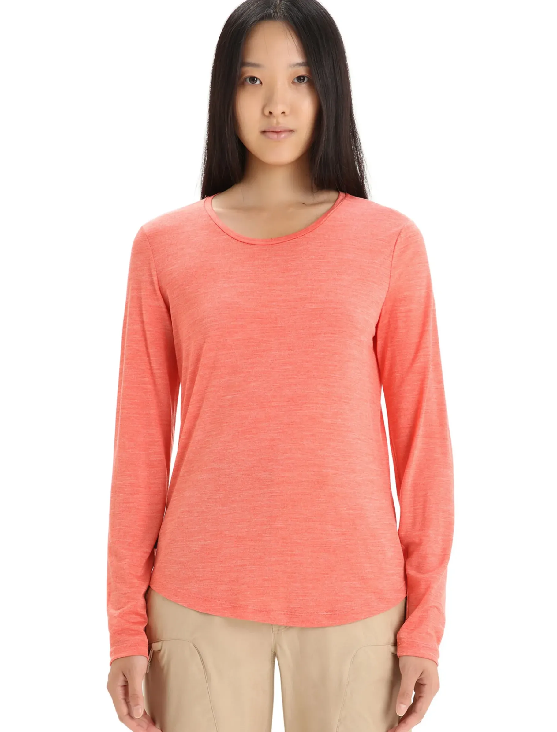 Damen Icebreaker Langärmlige Oberteile^Merino Sphere Ii Langarmshirt Damen