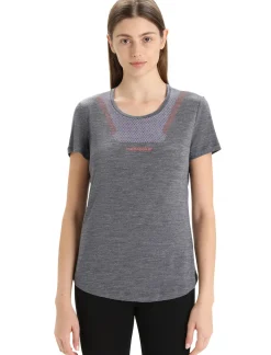 Damen Icebreaker Kurzarmshirts^Merino Sphere Ii T-Shirt Hitt Damen