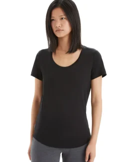 Damen Icebreaker Kurzarmshirts^Merino Sphere Ii T-Shirt Mit U-Ausschnitt Damen