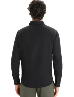 Herren Icebreaker Langärmlige Oberteile^Merino Steveston Langarmhemd Herren
