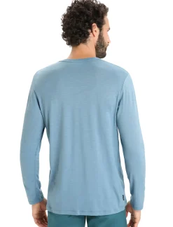Herren Icebreaker Langärmlige Oberteile^Merino Tech Lite Ii Langarmshirt Ski Fields Herren