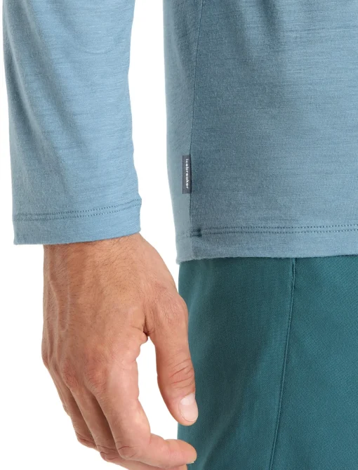 Herren Icebreaker Langärmlige Oberteile^Merino Tech Lite Ii Langarmshirt Ski Fields Herren