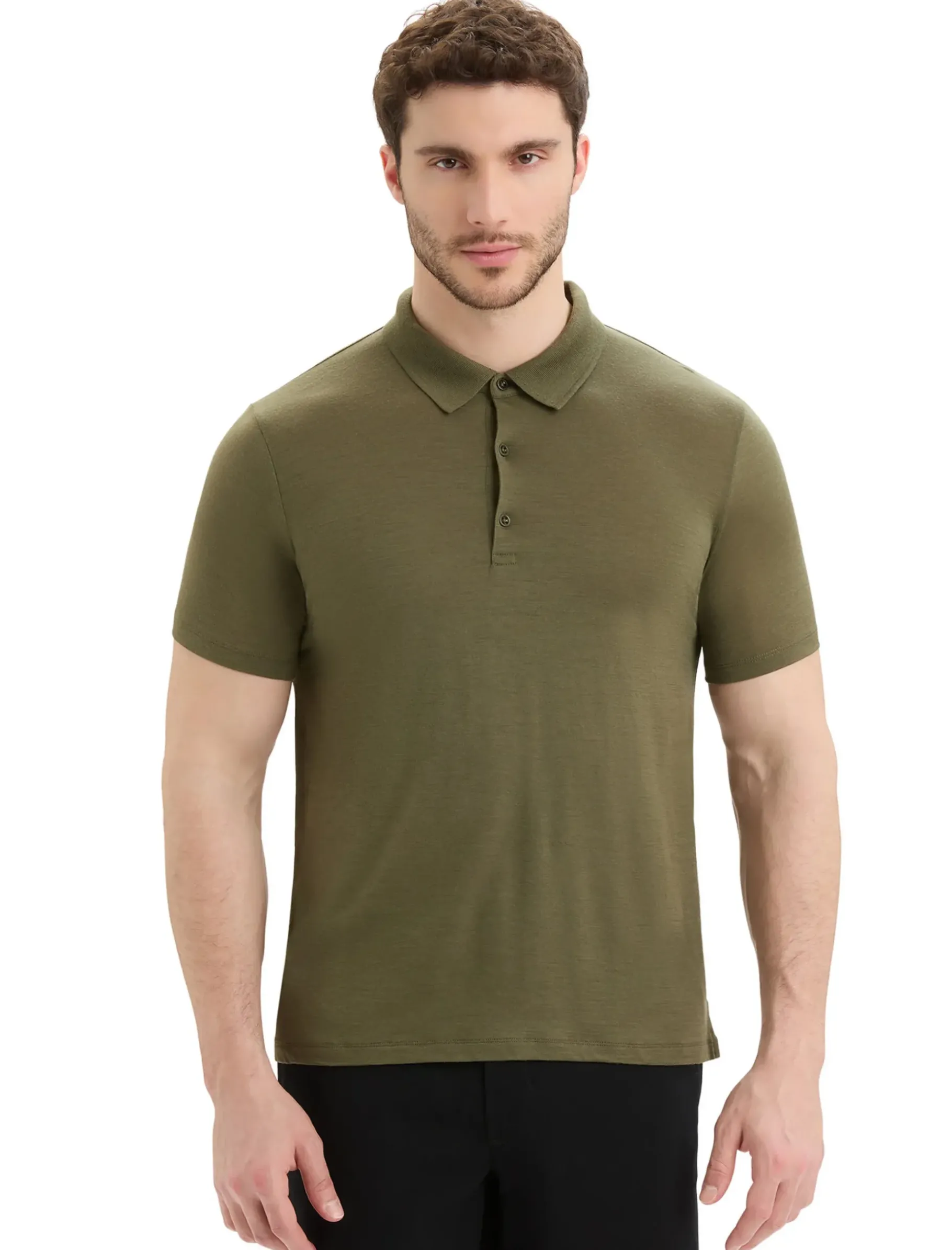 Herren Icebreaker Kurzarmshirts^Merino Tech Lite Ii Polohemd Herren