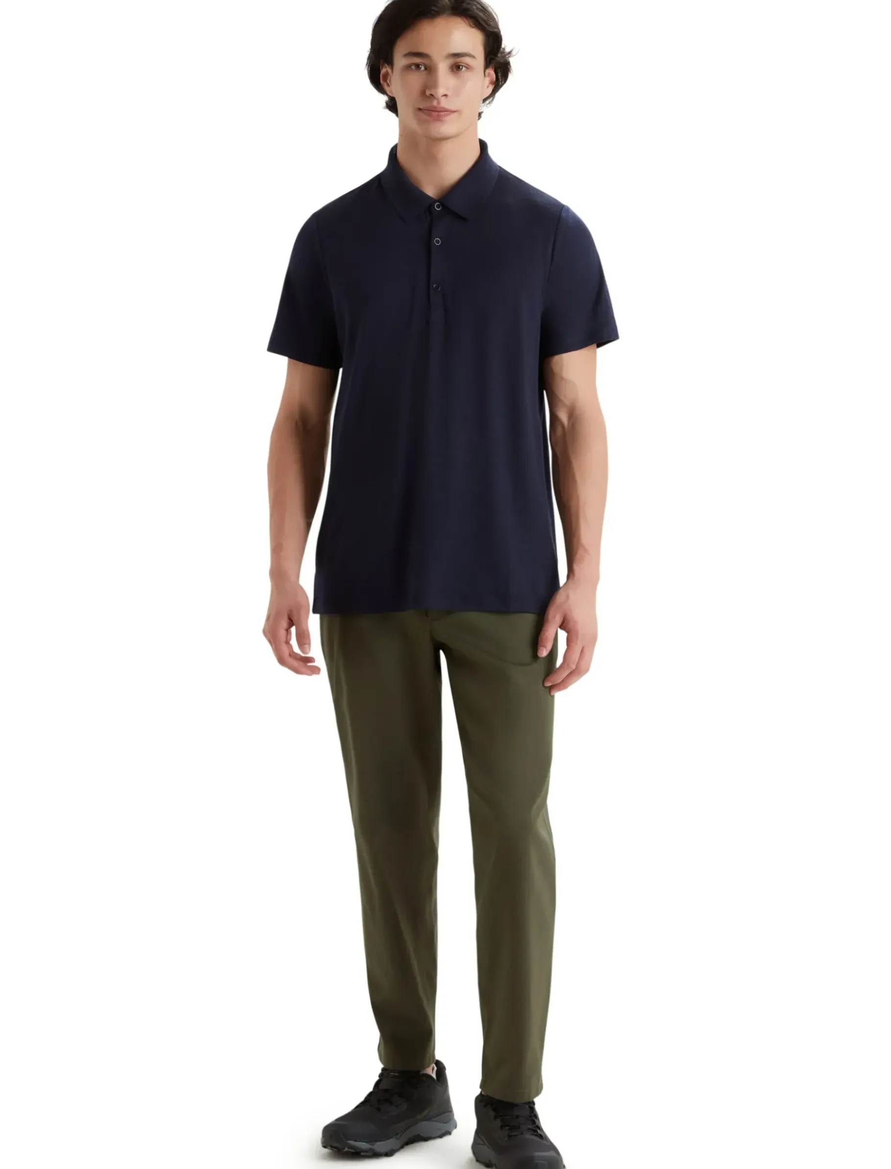 Herren Icebreaker Kurzarmshirts^Merino Tech Lite Ii Polohemd Herren