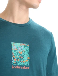 Herren Icebreaker Kurzarmshirts^Merino Tech Lite Ii T-Shirt Wildflower Bloom Herren
