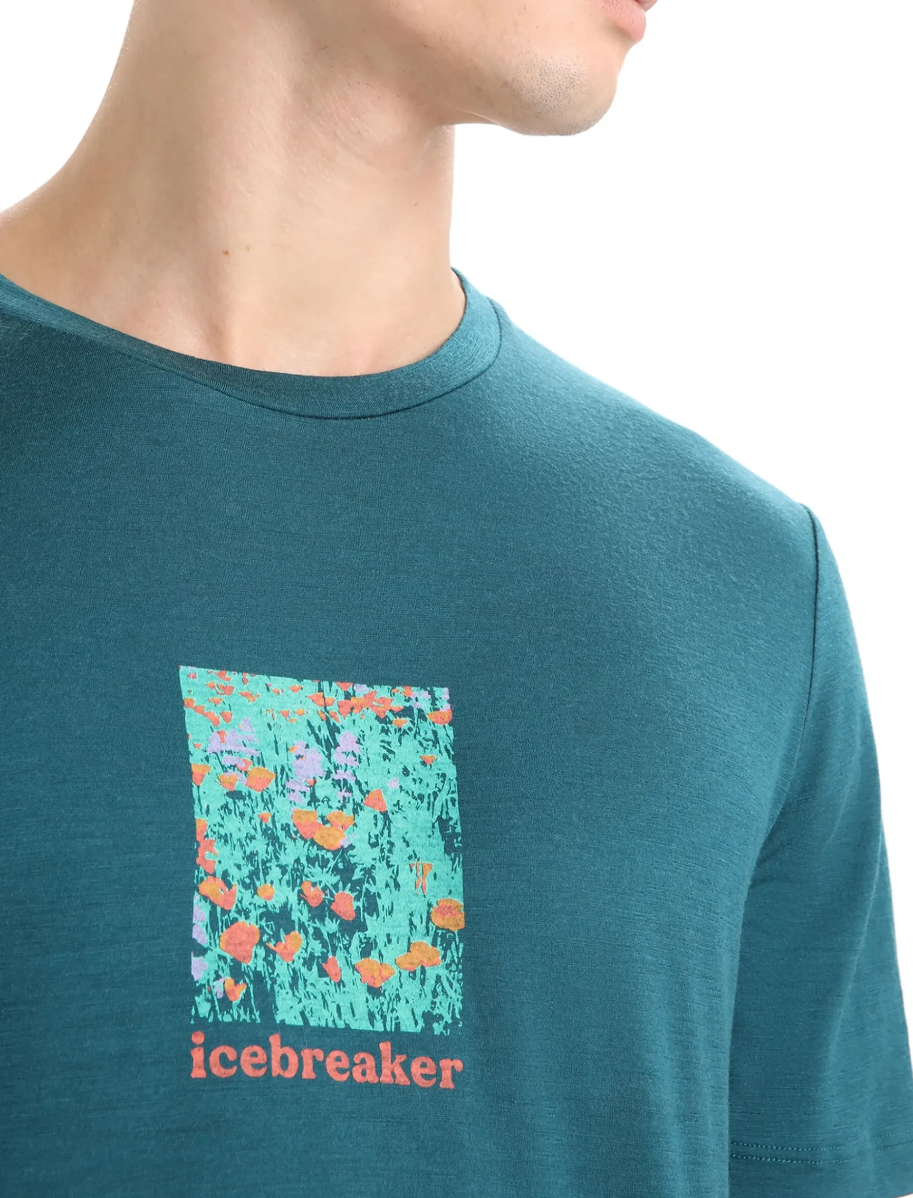 Herren Icebreaker Kurzarmshirts^Merino Tech Lite Ii T-Shirt Wildflower Bloom Herren