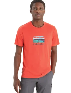 Herren Icebreaker Kurzarmshirts^Merino Tech Lite Ii T-Shirt Trailhead Herren