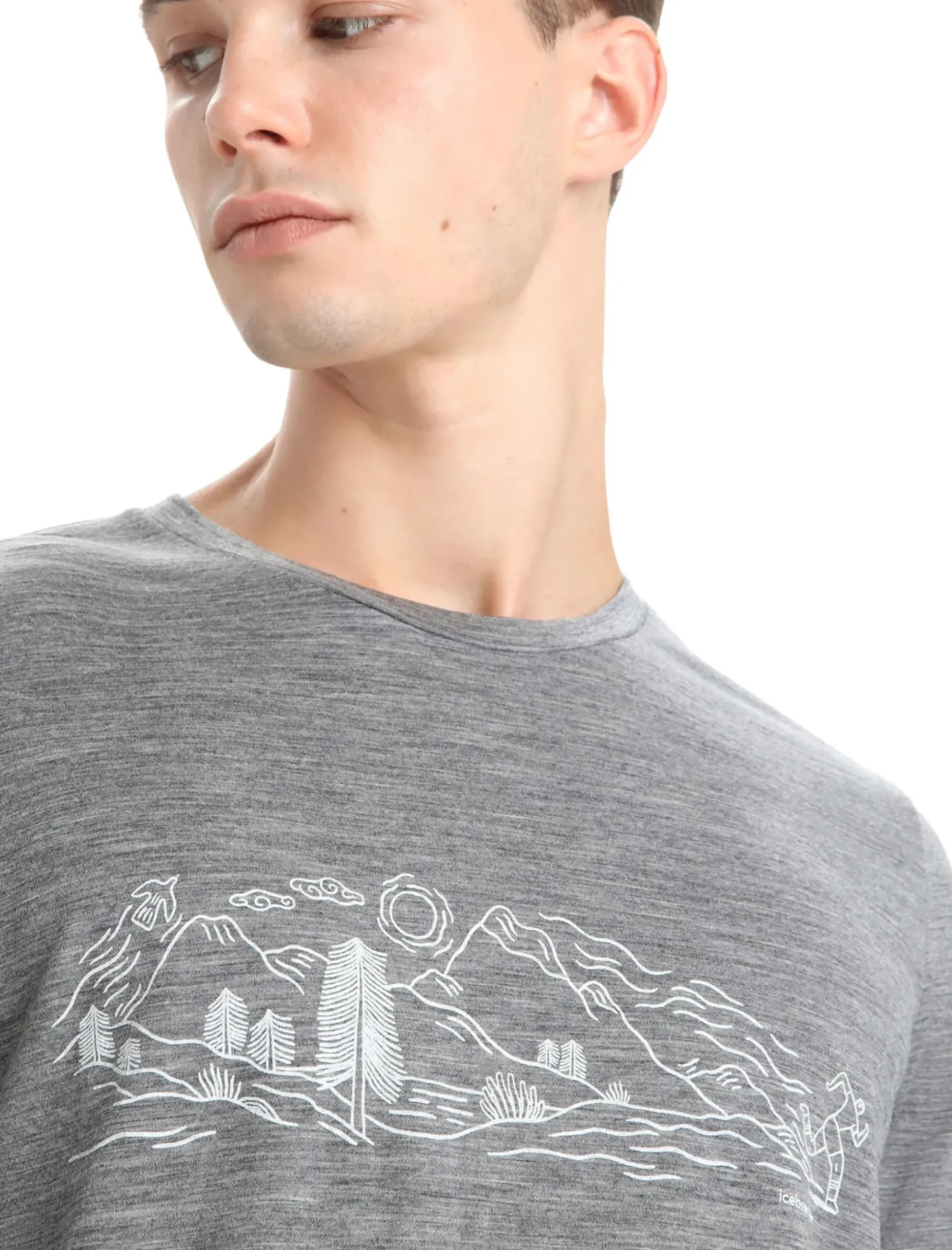 Herren Icebreaker Kurzarmshirts^Merino Tech Lite Ii T-Shirt Nature Sprint Herren